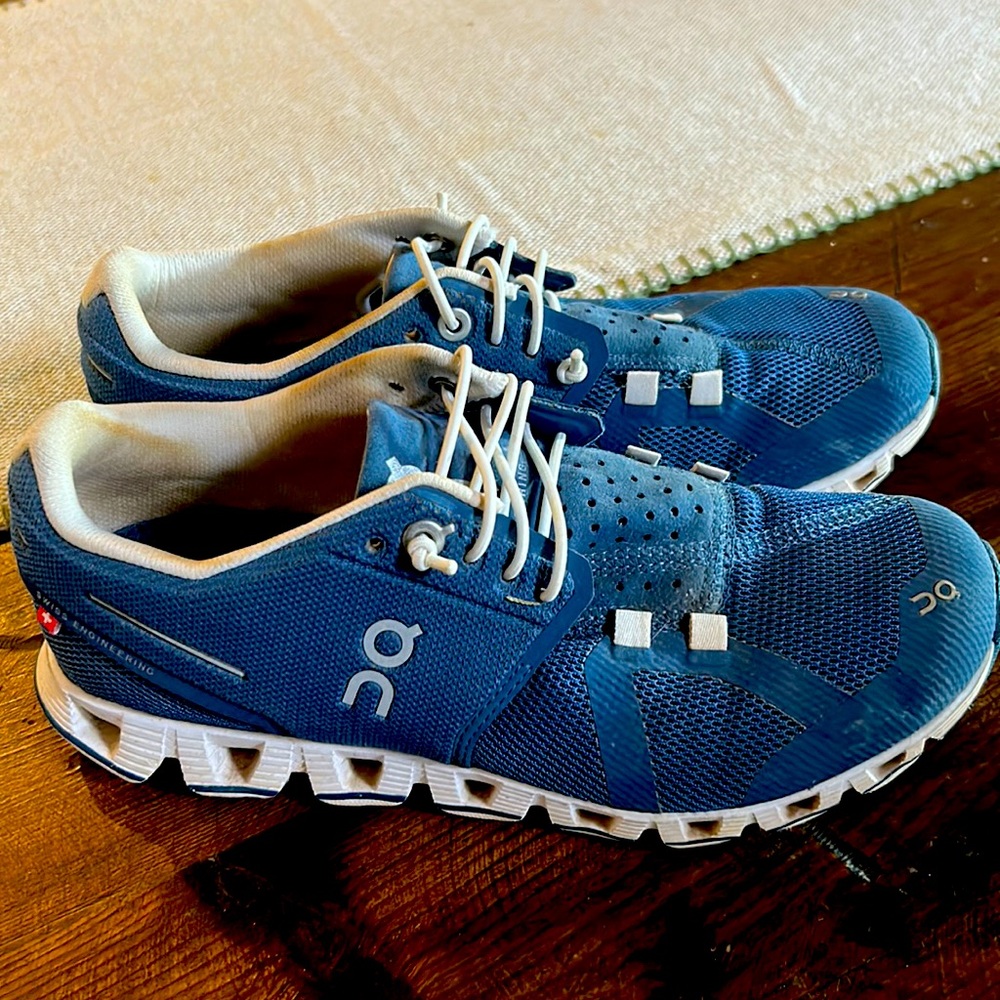 On cloud shoes